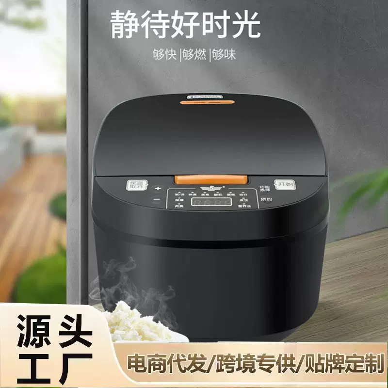先科5L电饭煲大容量智能跨境电饭锅多功能定时预约煮饭锅礼品批发