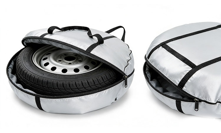 Cross-Border Amazon Tire Storage Bag Oxford Cloth Rainproof and Dustproof Spare Tire Cover Outdoor Tire Rack Storage Bag