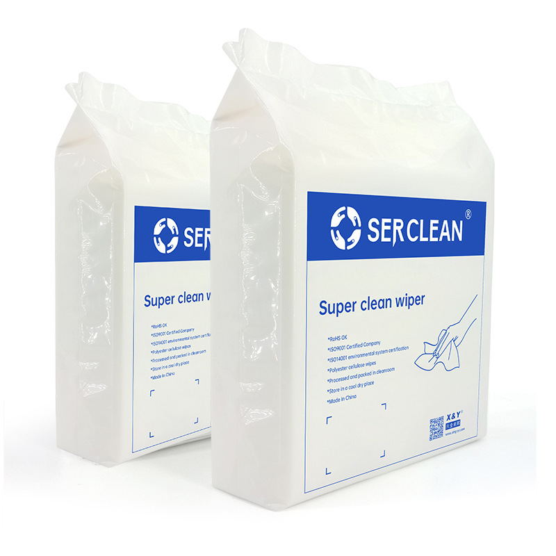 净化车间百级无尘布4*4工业精密仪器清洁除尘百级擦拭布防静电