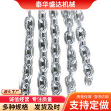 镀锌链条焊接镀锌链条6-30mm合金钢圆环铁链护栏 镀锌链条