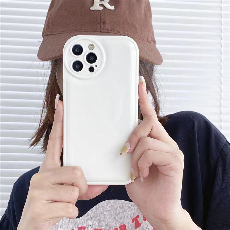 Applicable to Apple 15iPhone14pro airbag protection 11 Bubble Drop-resistant 13 phone case 12 solid color TPU