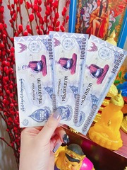 True Thai amulets Genuine Cuban Stone Coin Mother Self-Image