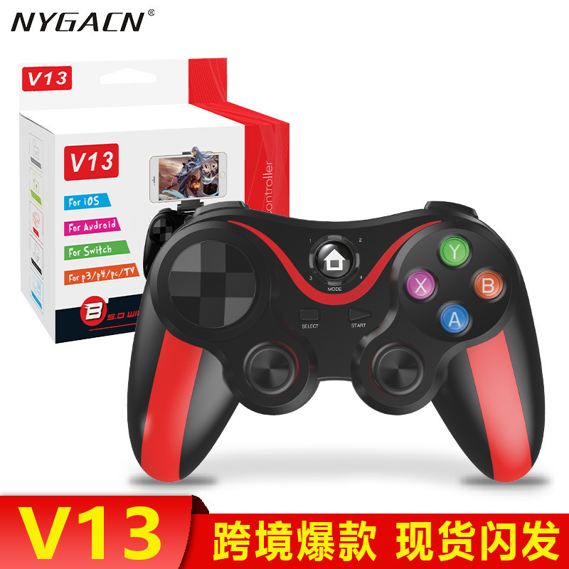 V13 Mobile Game Controller V8 X3 T3 Wireless Ios Android P3 P4 Switch Multi-Function Controller V13 Mobile Game Controller V8 X3 T3 Wireless Ios Android P3 P4 Switch Multi-Function Controller