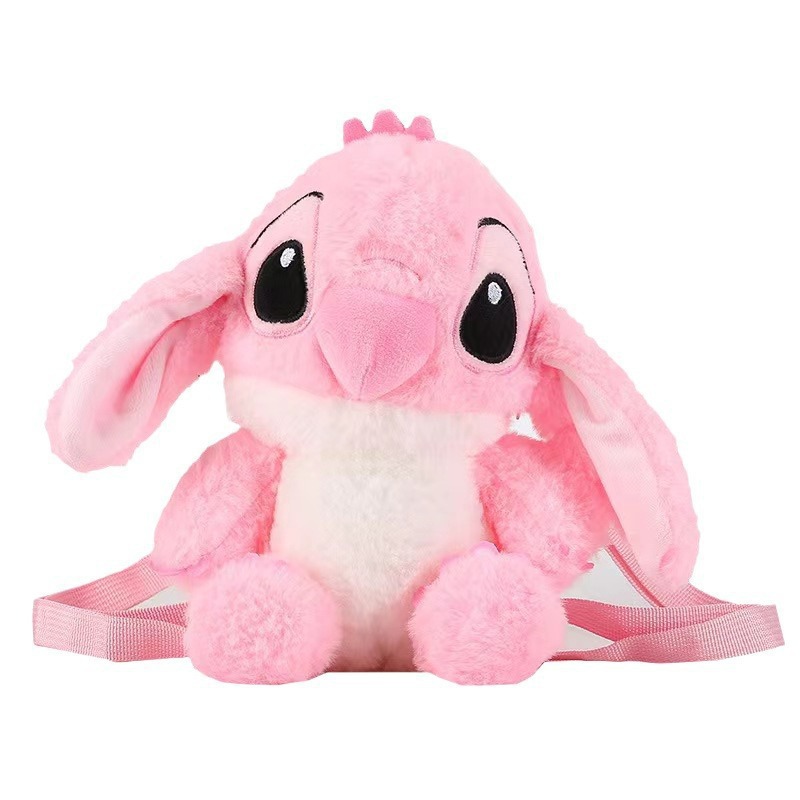 Lindo bolso de felpa femenino 2024 nuevo estilo Stitzi muñeca mochila mochila de dibujos animados estilo occidental