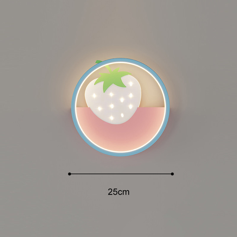 Niños creativos dormitorio noche lámpara de pared acrílico niños y niñas dormitorio decorativo lámpara de pared de dibujos animados lámpara de pared decorativa