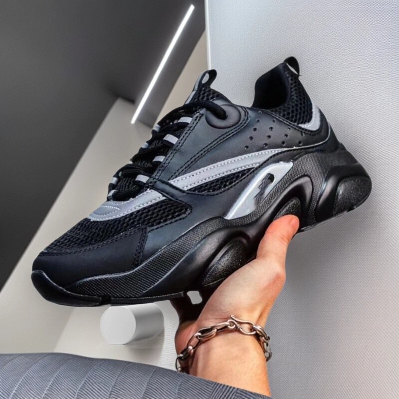 European Cross-Border New D Brand B22 Sports Casual Thick-Soled Fashion Retro Breathable Height-Increasing Dad Shoes for Men and Women European Cross-Border New D Brand B22 Sports Casual Thick-Soled Fashion Retro Breathable Height-Increasing Dad Shoes for Men and Women
