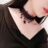 Accessory, choker, necklace, retro chain for key bag , Gothic