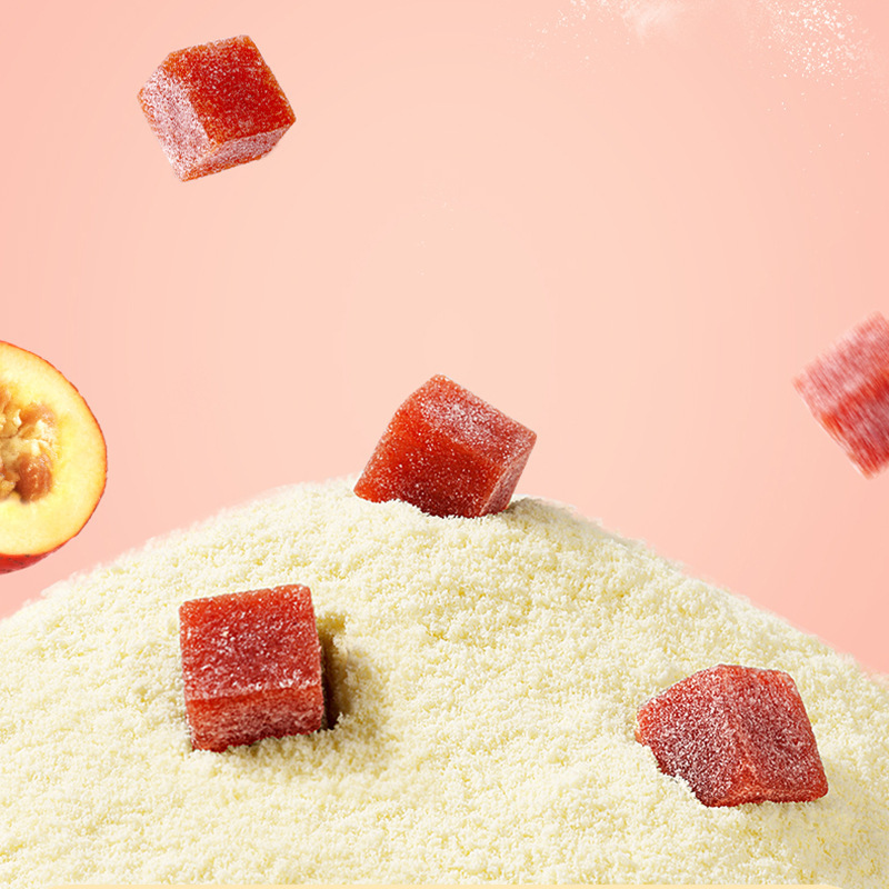百草味ヨーグルトサンザシ丁80g箱規50包装果物砂糖漬けレジャースナック卸売り|undefined
