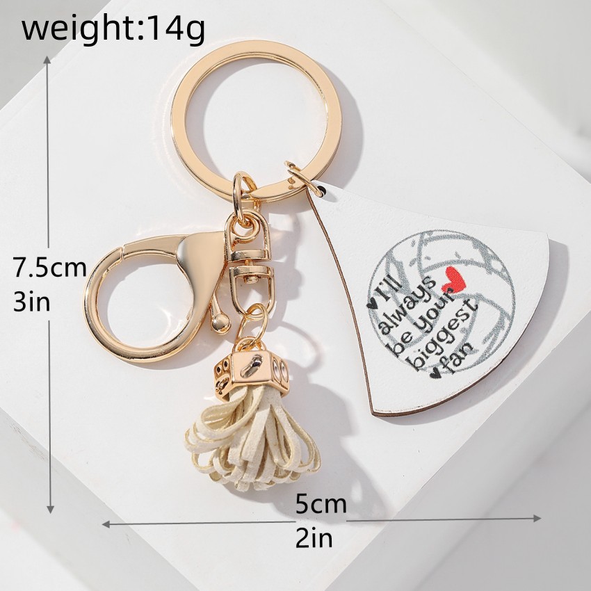 Décontractée Lettre Balle Bois Unisexe Porte-Clés display picture 1