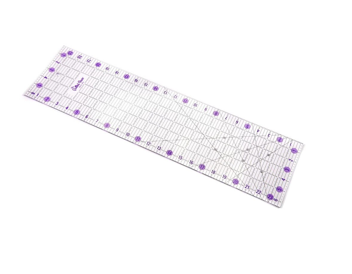 Regla de costura acrílica cuadrada negra transparente cuadrada regla material de herramientas de fabricación de ropa