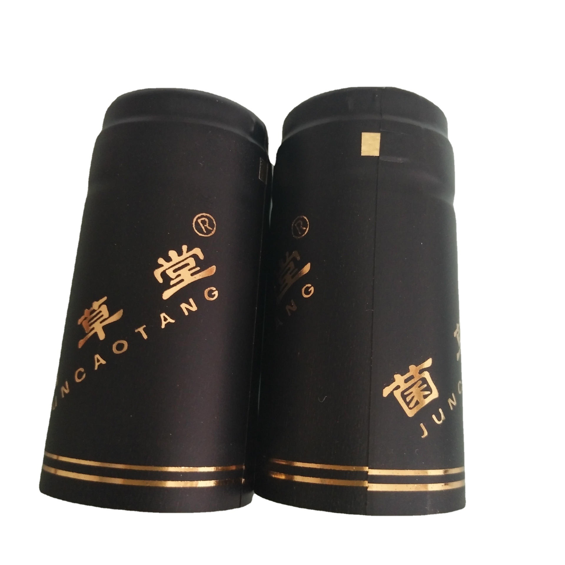 厂家直供撕拉热缩条胶帽葡萄酒封口帽红酒黑色胶帽冰酒热收缩胶帽