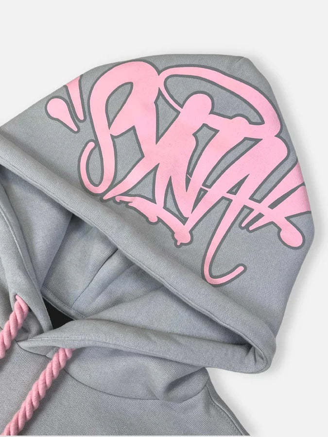 SynaWorld sudadera pantalones de chándal de dos piezas y2g carta bordado oversized HOODIE sweatpants traje