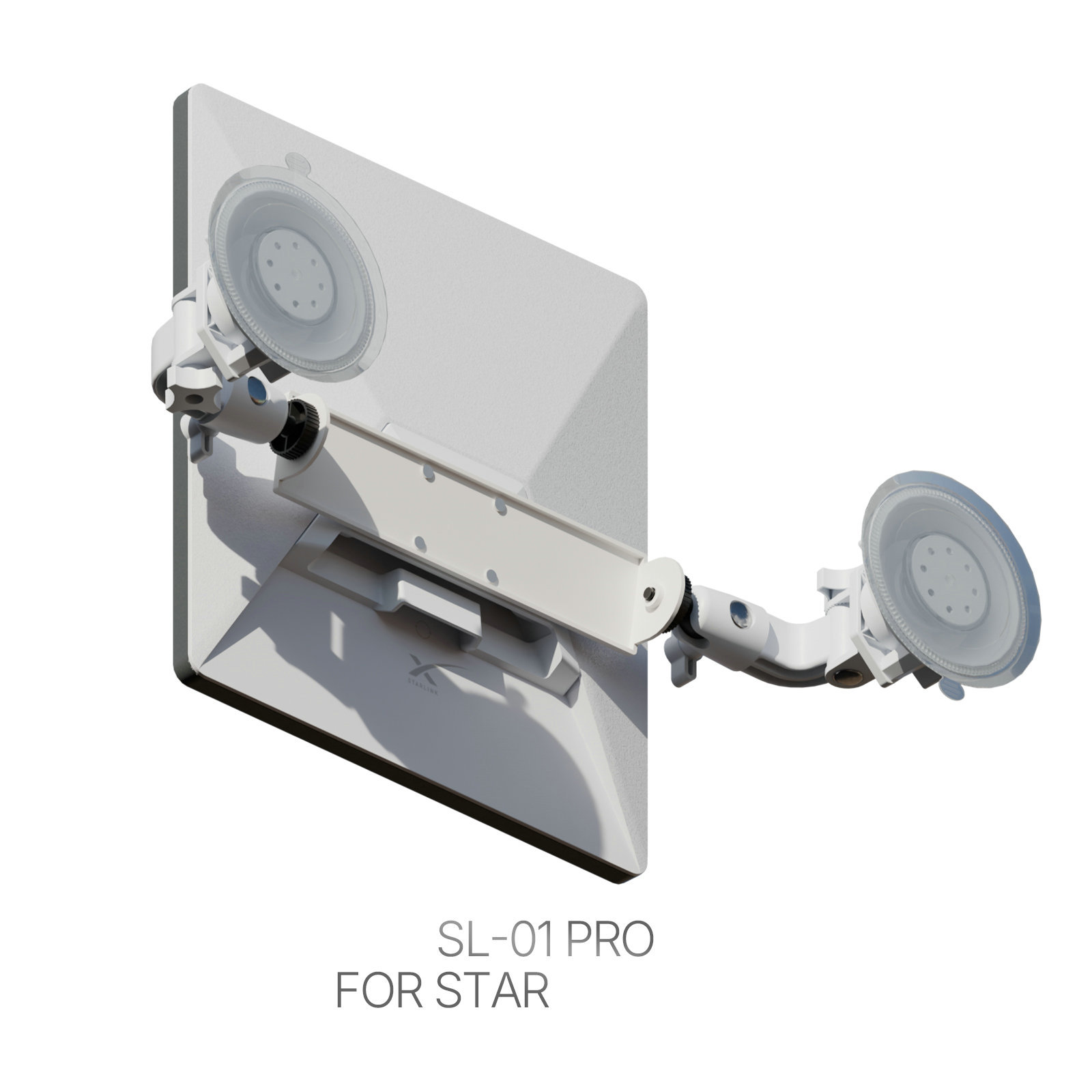 Adjustable car suction cup mount for roof skylight signal receiver, suitable for mini skylight suction cup mount