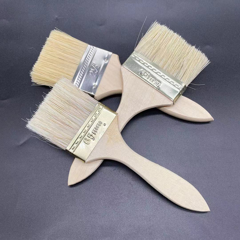 En stock cepillo de pintura agua pura hervida cepillo de cerdas cepillo de barbacoa cepillo de aceite doméstico pintura cepillo de limpieza cepillo de pelo