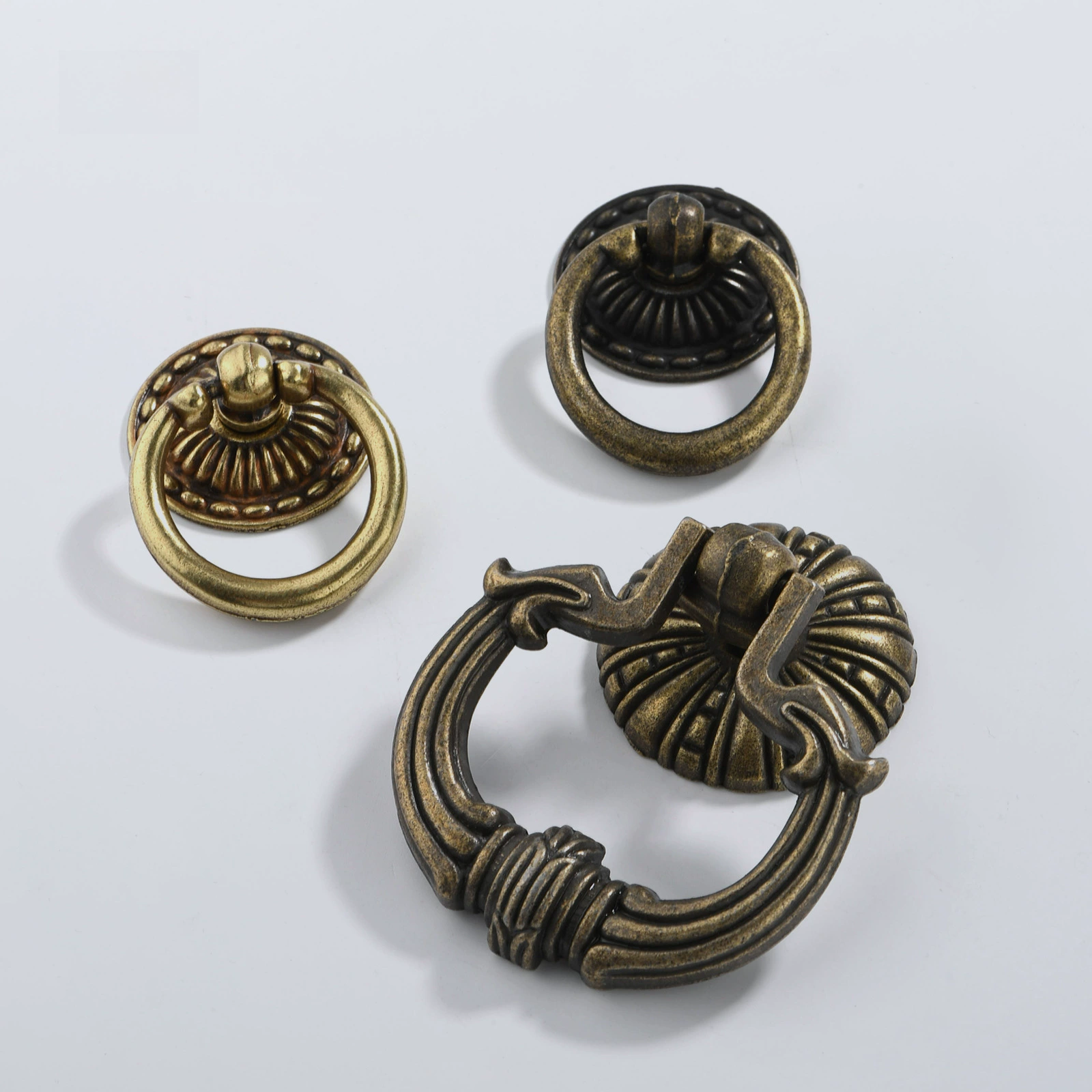 Antique retro bronze ring, furniture, European style