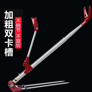Stainless Steel Fishing Stand Multifunctional Fishing Rod Holder Floor-Mounted Fishing Rack Rod Support Stand Fishing Rod Hand Rod Holder