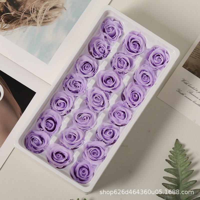 Flores inmortales Grado B 2 - 3cm rosas pequeñas flores frescas flores secas rosas DIY oso unicornio regalos de boda