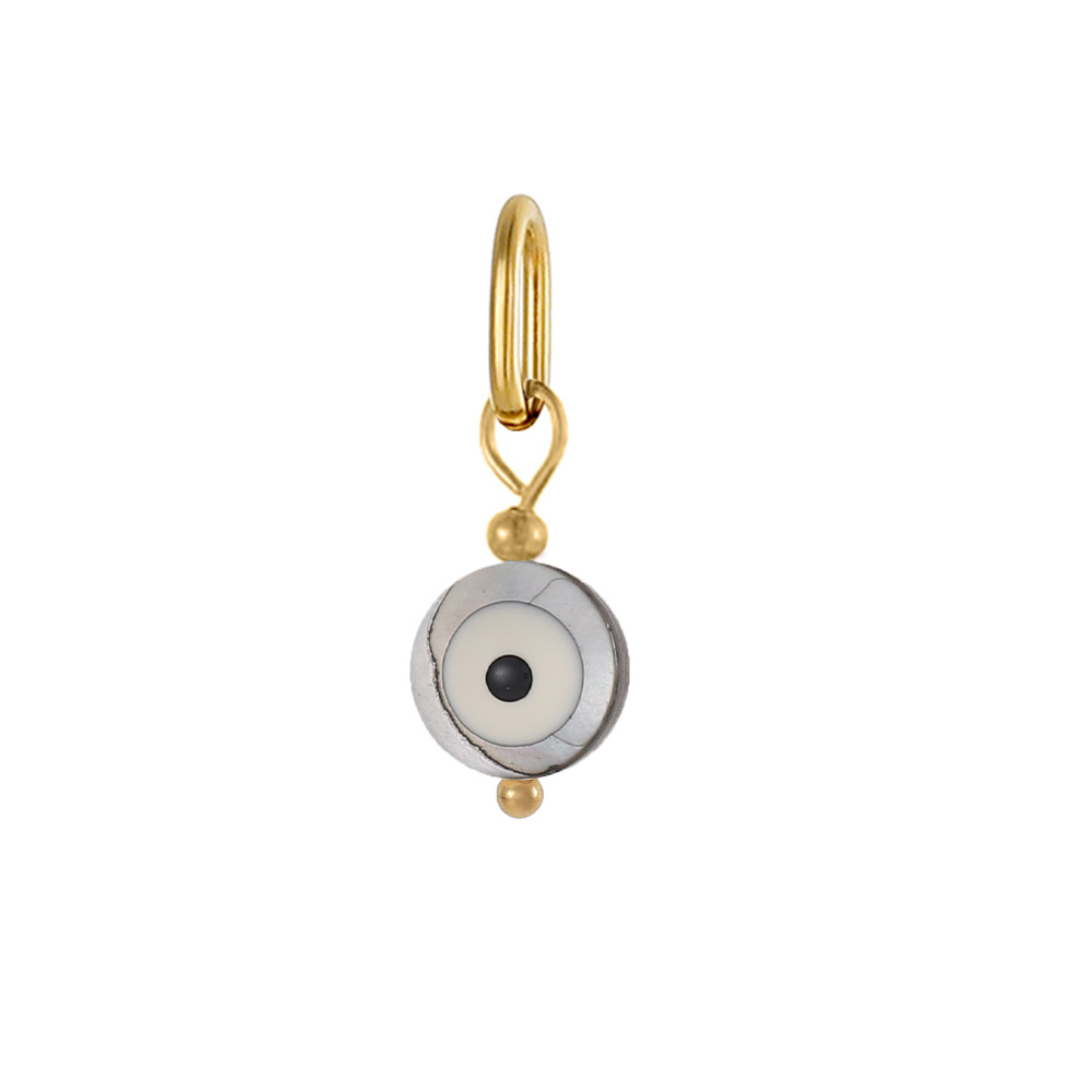 2g Weight Pendant Jewelry Making Type DIY Ornament Accessories Classification 1 Piece Quantity 304 Stainless Steel Material Devil's Eye Pattern All Seasons Season Polished Finish Plating Design Simple Style, Classic Style Style 1 Piece 304 Stainless Steel Devil's Eye Polished Pendant DIY Ornament Accessories 5