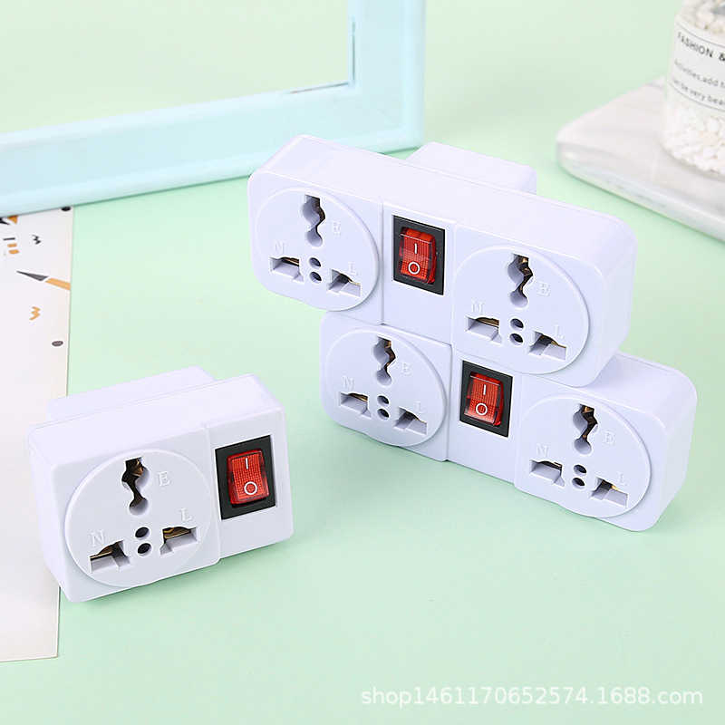 Interruptor independiente socket de comercio exterior especial enchufe tablero de tres agujeros seis-agujero socket Cruz-frontera agujero universal enchufe integrado image 2
