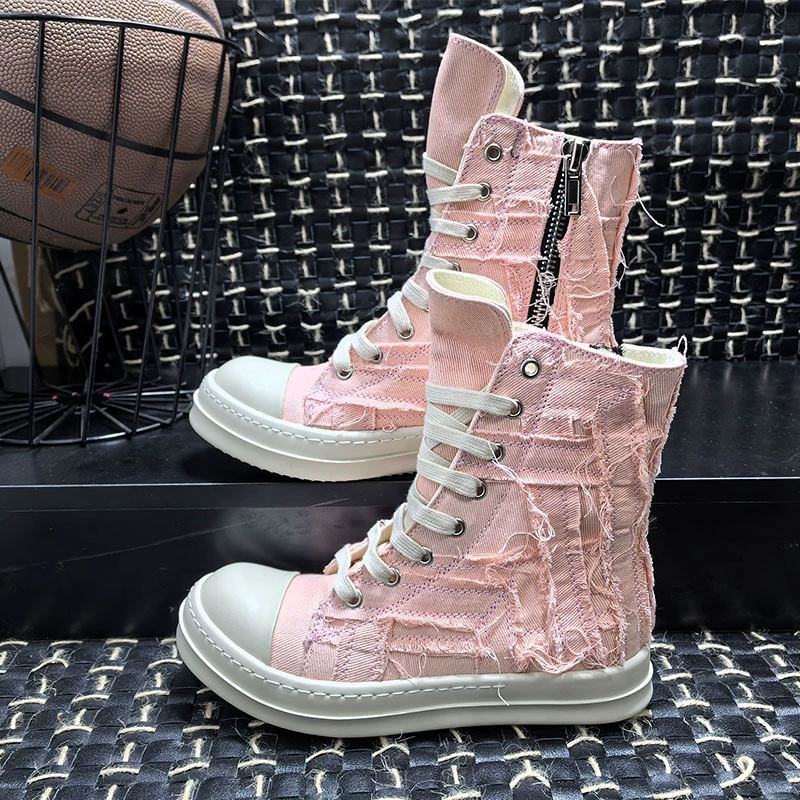 Новая повседневная обувь обратного осмоса с 3D низом и ароматом молока, высокие парусиновые туфли, универсальная обувь для досок, мужская и женская одинаковая дышащая потертая обувь