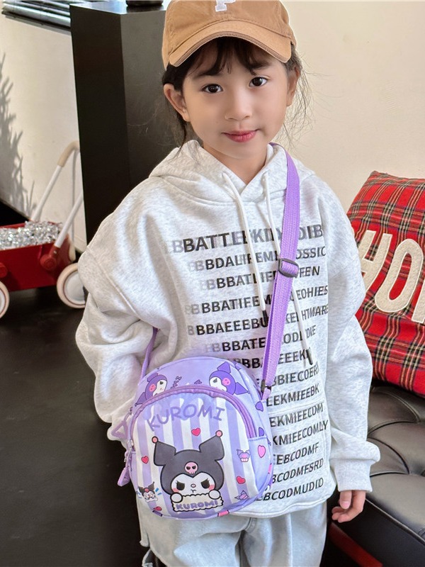 Super lindo de los niños bolsa de mensajero de dibujos animados lindo niños y niñas pequeño pecho bolsa de ocio ligero princesa hombro monedero