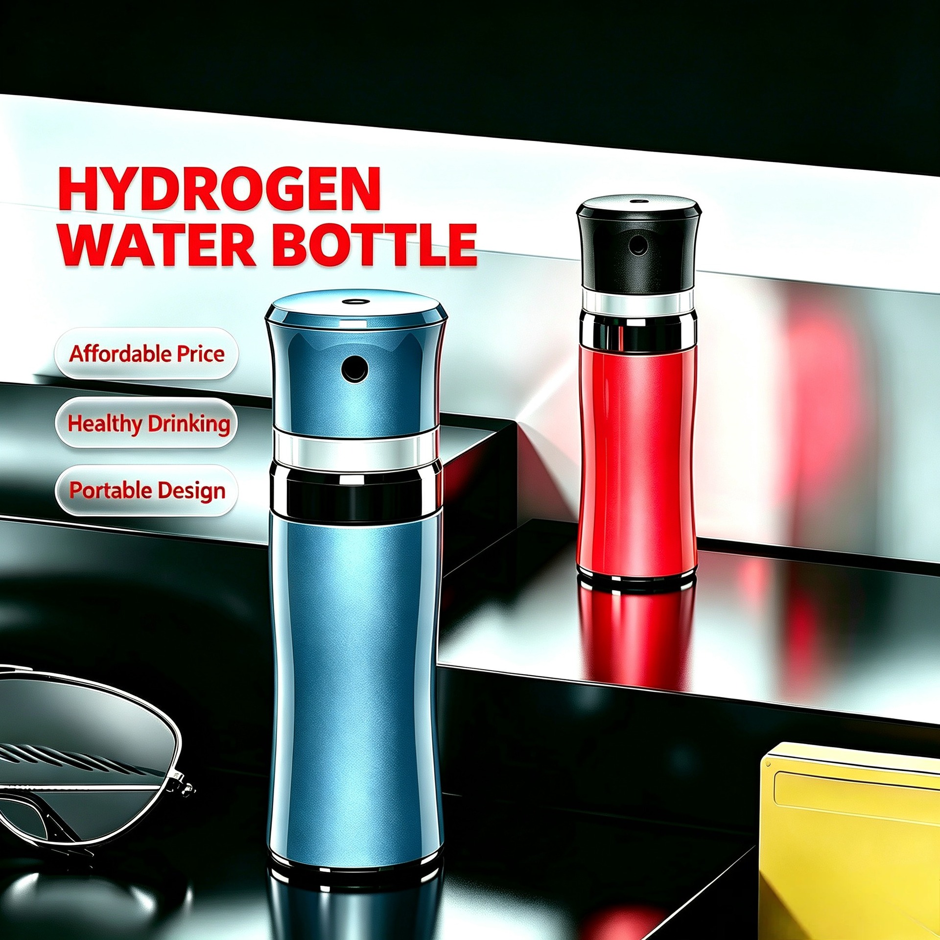 New Portable Hydrogen-Rich Water Cup for Household Use