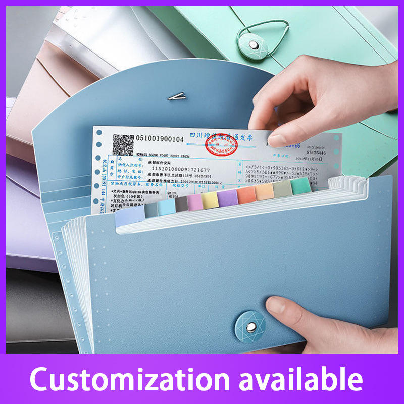 Customizable Expanding Invoice Organizer