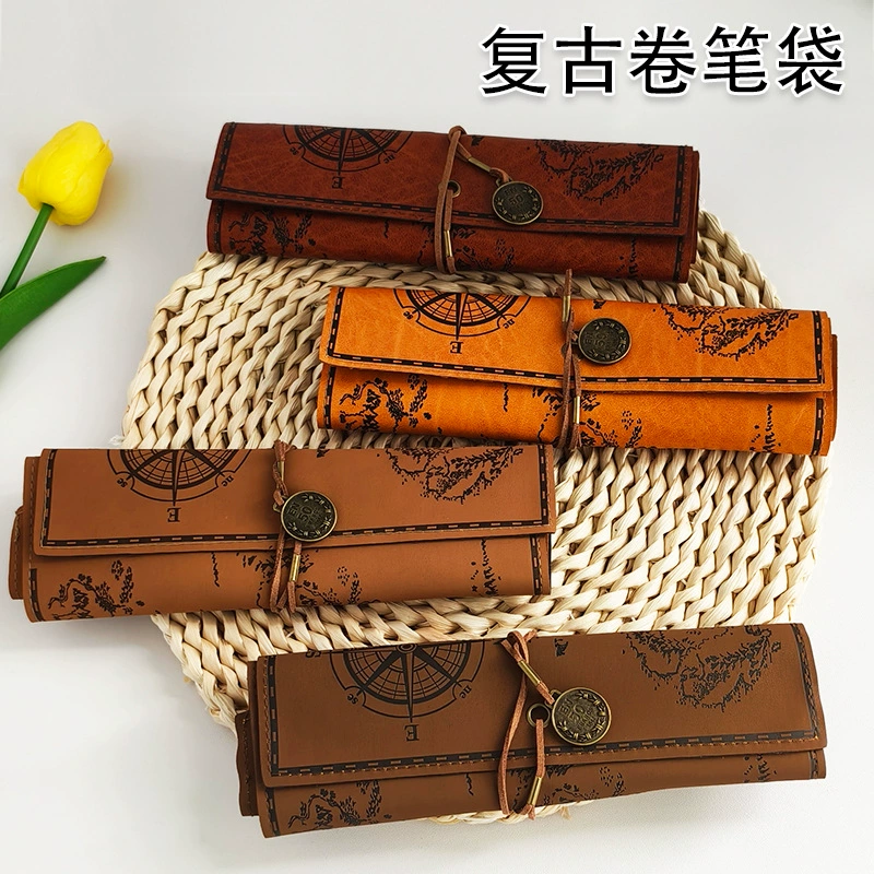 Storage system, retro pencil case, capacious sharpener, curtain for students