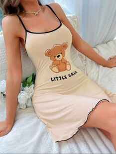 H 72072 Comfortable Strappy Dress ����˯ȹ ���R�d�羳�W