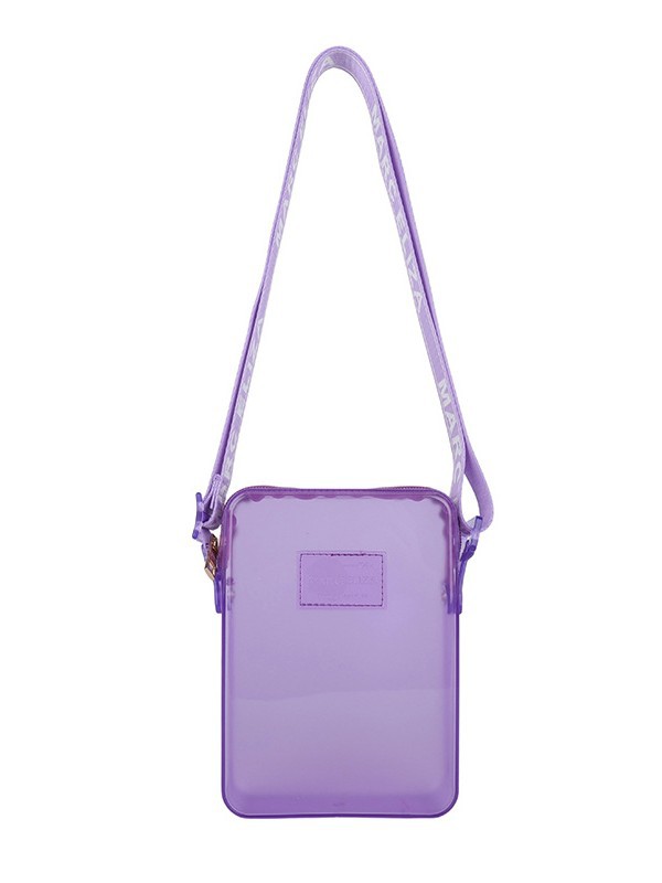 Bolso de teléfono móvil vertical de PVC transparente de alto valor para mujer 2025 nueva tendencia fuera de moda casual bolso de mensajero de un solo hombro