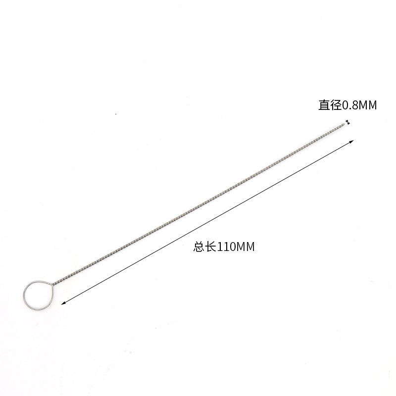 Fuente de la fábrica de limpieza aguja PISTOLA DE PULVERIZACIÓN pluma a través del agujero motocicleta carburador aguja de limpieza equipo de tatuaje aguja boquilla de limpieza