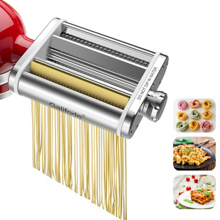 Multifunctional pasta machine set is spaghetti noodle machine with pasta roller dough cutting machine