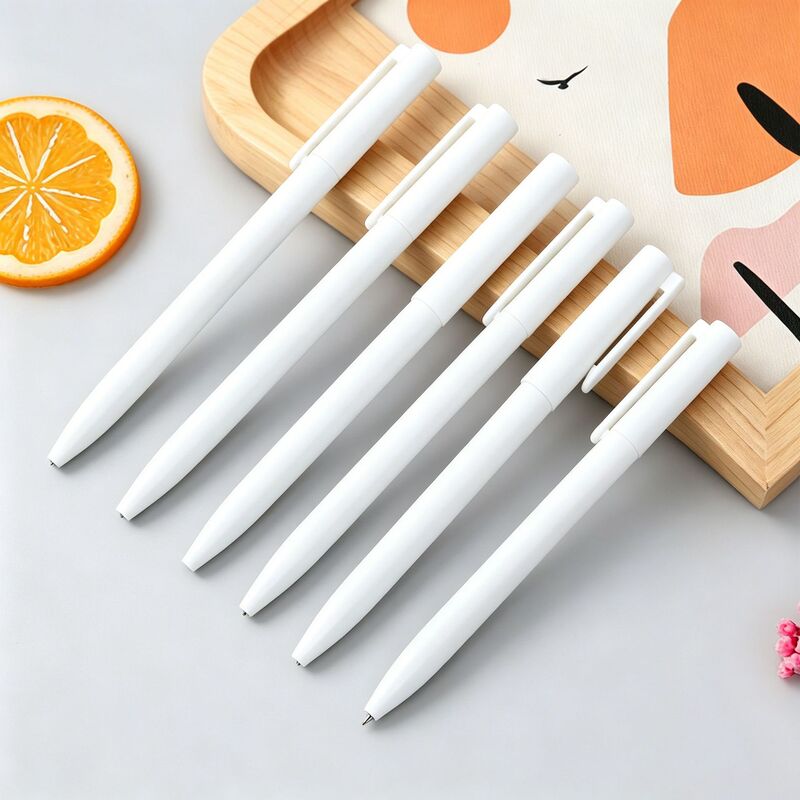 In-Stock Jumbo Gel Pen with Logo Printing, White Quick-Dry Writing Pen for Exams, Jumbo Click Pen, Pack of 10