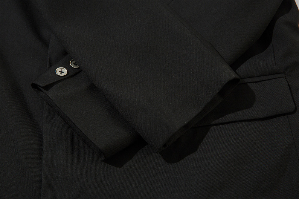 Men's Clothing Casual Suit Set Trendy High Street Single Breasted Two Button Suit Jacket Loose Pleated Wide Leg Suit Pants_voghion.com