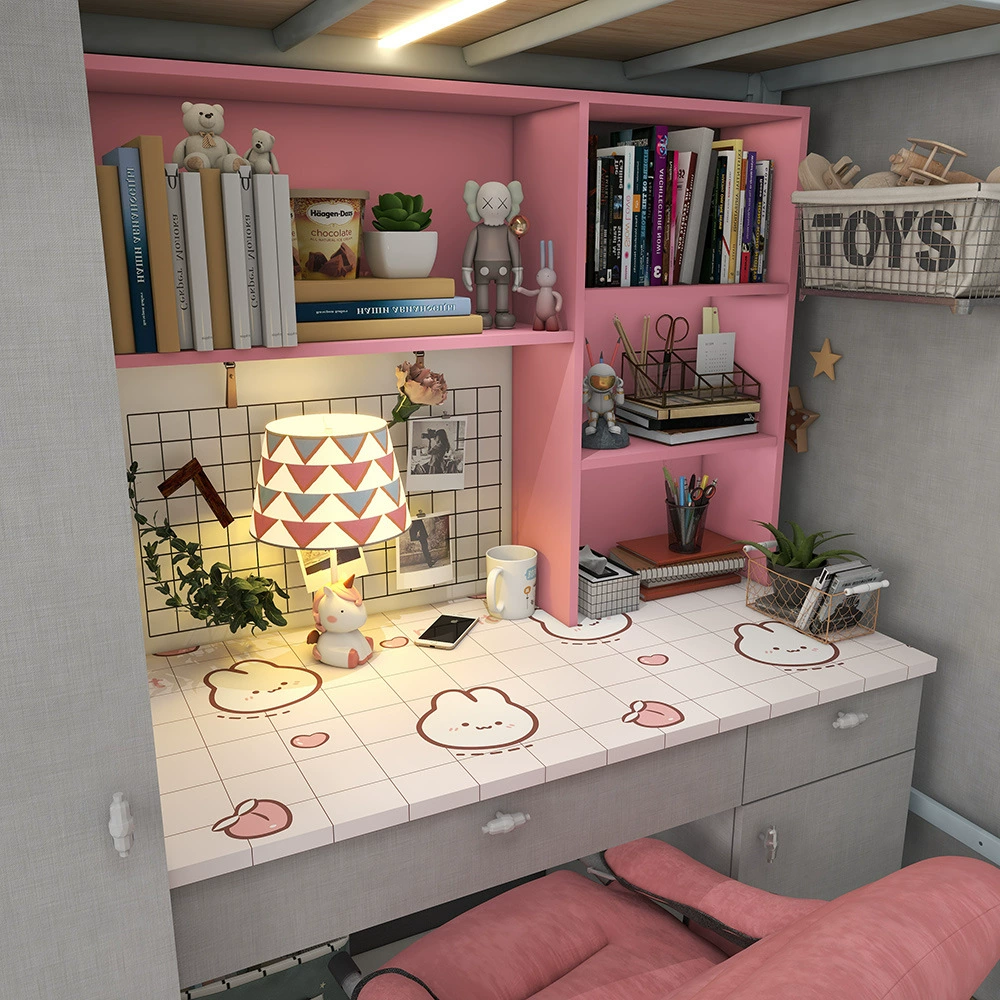 Обои для общежития для девочек самоклеящиеся Мультяшные милые университетские общежития утолщенные наклейки на стол анимационные Украшения настольные наклейки обои