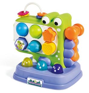 Cross-border New DIY Sound and Light Dinosaur Building Blocks Saixele Porous Cognitive Knocking Music Children's Early Education Dinosaur Egg Toy