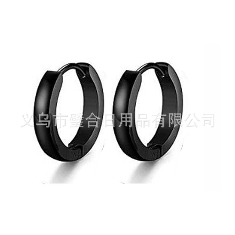 2022 nueva moda de los hombres de moda de las mujeres solo negro de titanio de acero