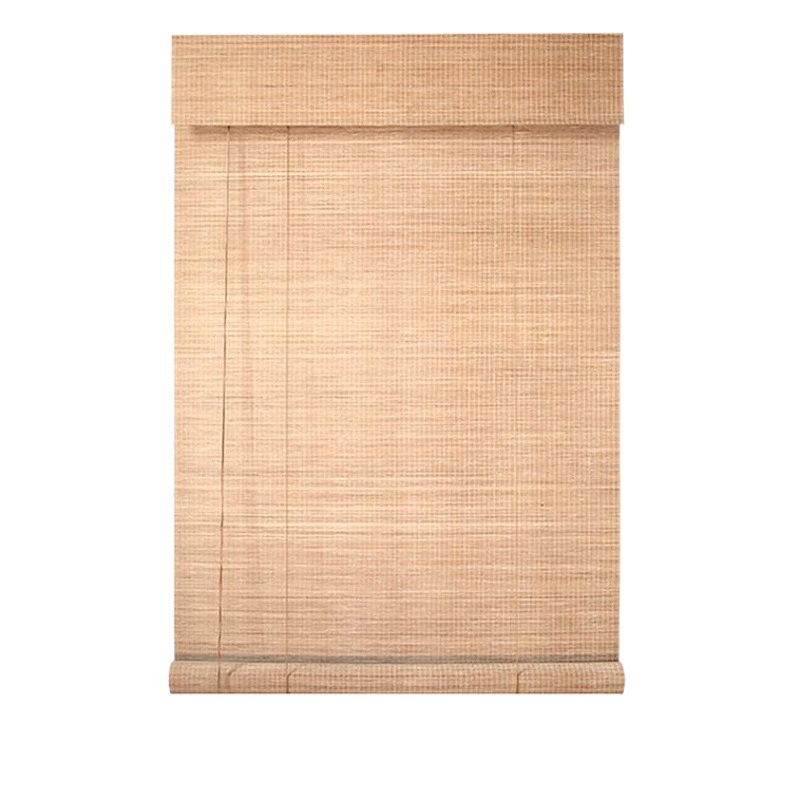 Бамбуковые рулонные шторы от солнца для защиты от солнца, ветрозащитные и улучшающие вид балконные шторы для гостевых домов, чайных домиков и отелей, ручной подъем, лак водонепроницаемый.