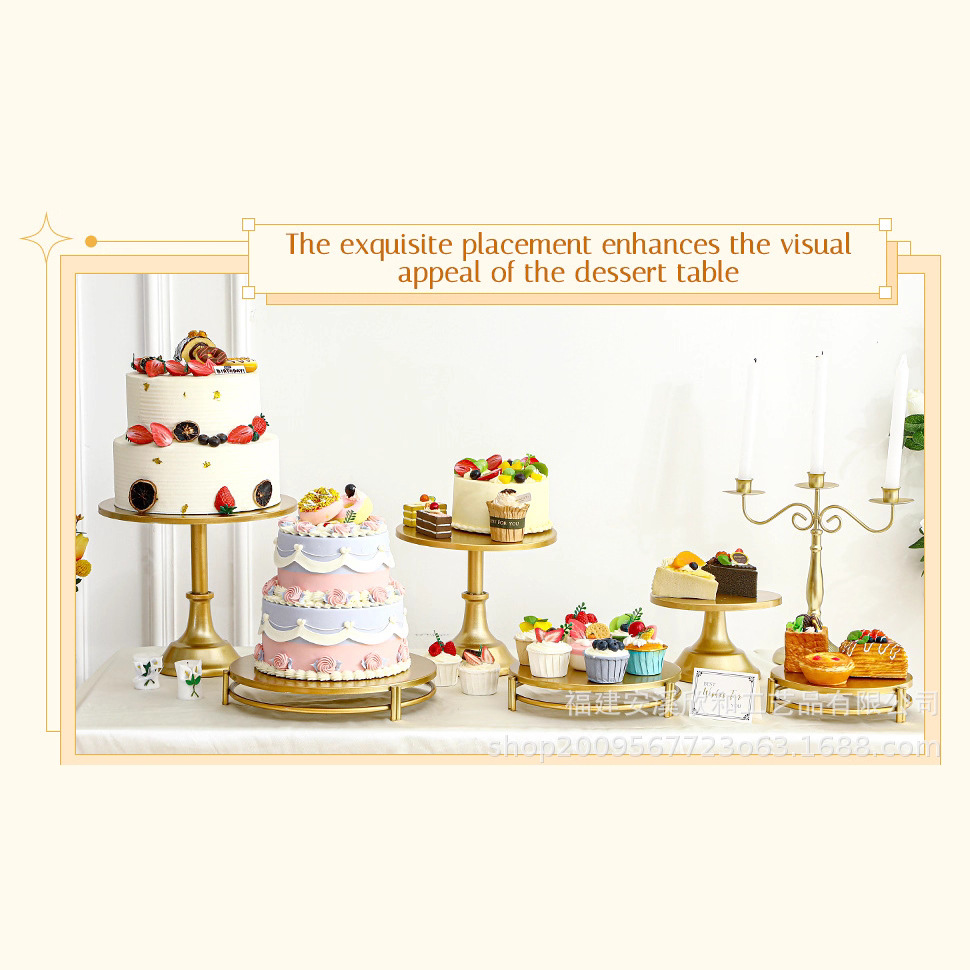 Decoración de postres nórdicos estante de exhibición bandeja de pastel decoración de boda estante de té de la tarde refrigerio estante de soporte alto