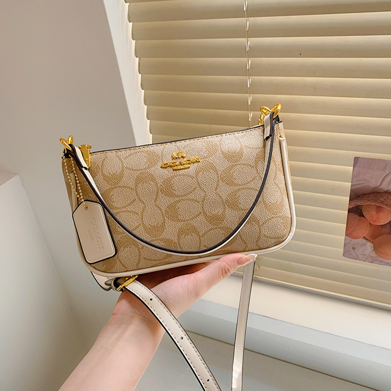 Bolsos pequeños de moda para mujer 2026, bolso bandolera estampado de nueva moda con un toque de alta gama, bolso versátil para llevar bajo el brazo