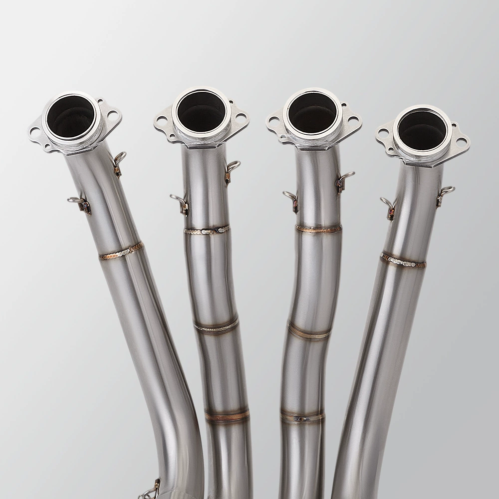 Suitable for motorcycle S1000R S1000RR exhaust pipe modification integrated split front section, lossless installation