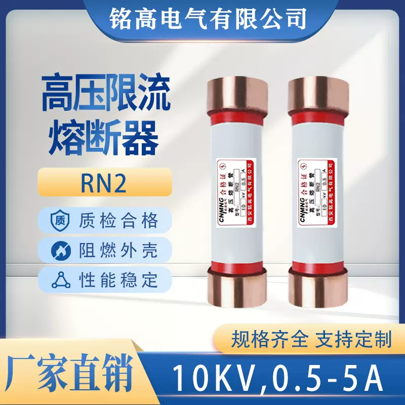 RN2-10KV/0.5户内高压熔断器高压限流熔断器0.5a1a2a5a互感器熔芯