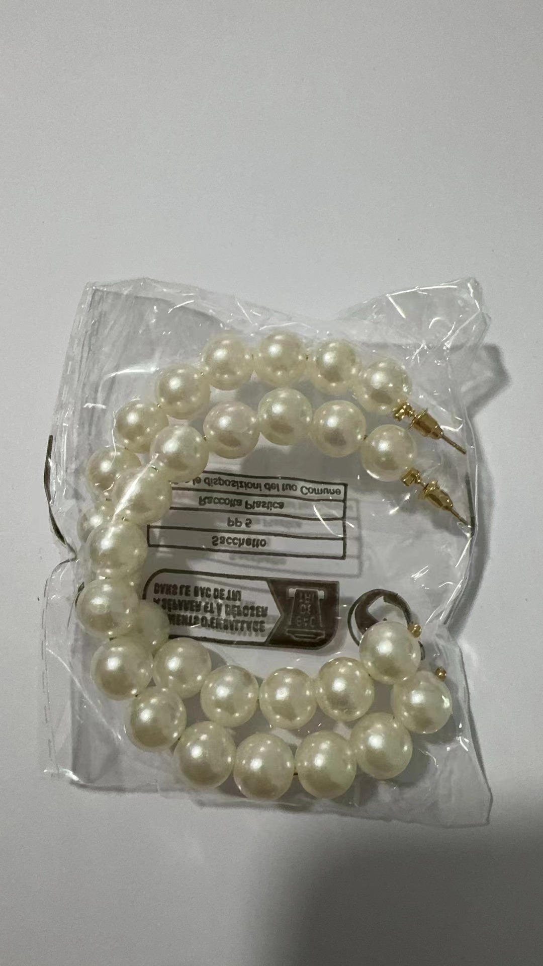 Women's Gender 1 Pair Simple Style Classic Style Round Plating Copper Pearl Earrings