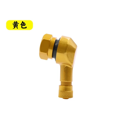 Vehicles Cnc Modified Vacuum Tire – valve - yellow-aluminum-alloy-valve