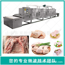 肉制品解冻加热微波隧道炉 鸡胸肉牛肉熟化设备 方便快速大产量