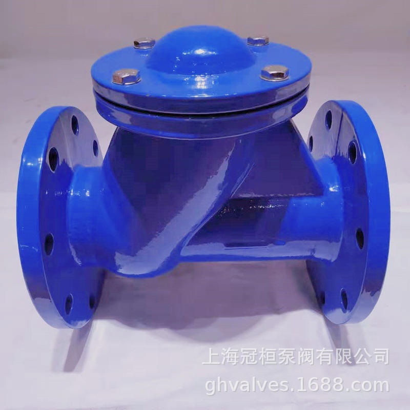 HQ41X-16Q DN100滑道滚球式污水处理防倒流单向阀球型止回阀