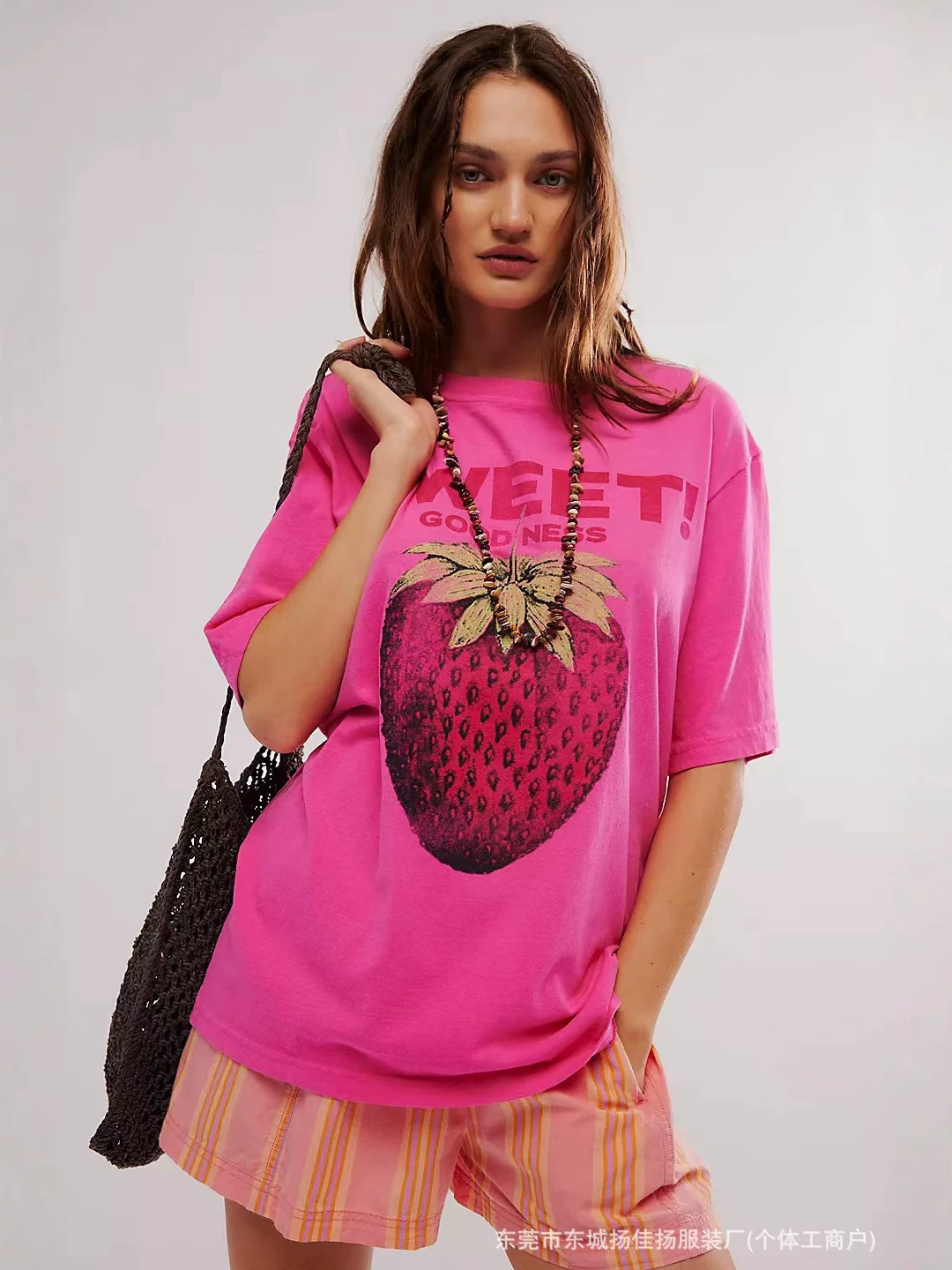 Cute comfortable summer strawberry