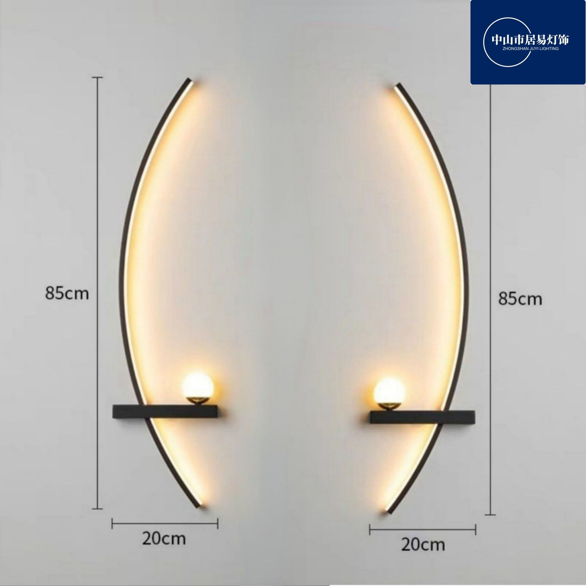 lámpara de pared lujosa sala de estar TV pared de fondo lámpara de pared 2023 nueva moderna simple simple lámpara de parrilla decorativa larga