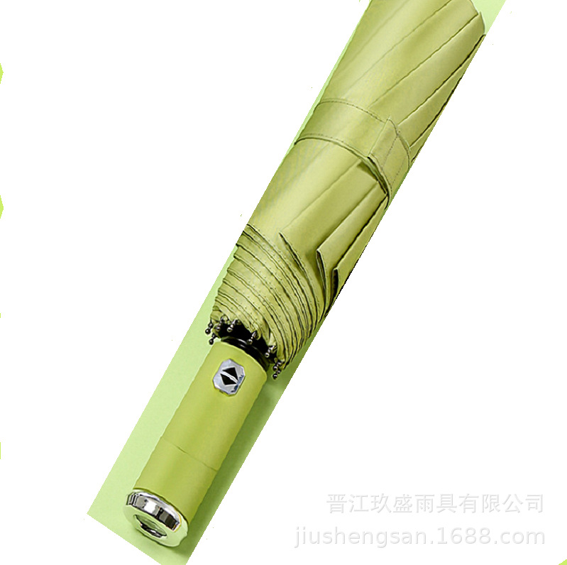 조정 가능한 회전 LED 손전등 우산 10 뼈 완전 자동 우산 70% off 스택 방풍 자동차 비즈니스 우산