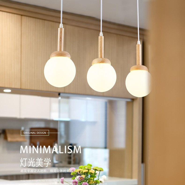 Nordic Modern Simple Solid Wood Restaurant Chandelier Creative Personalized led Japanese Style Log Lighting Chandelier 5122 Nordic Modern Simple Solid Wood Restaurant Chandelier Creative Personalized led Japanese Style Log Lighting Chandelier 5122